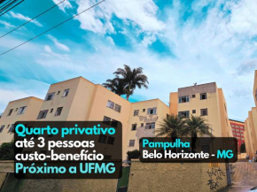 Quarto Confortável Pampulha BH Próximo a UFMG - Anfitrião mora no apartamento